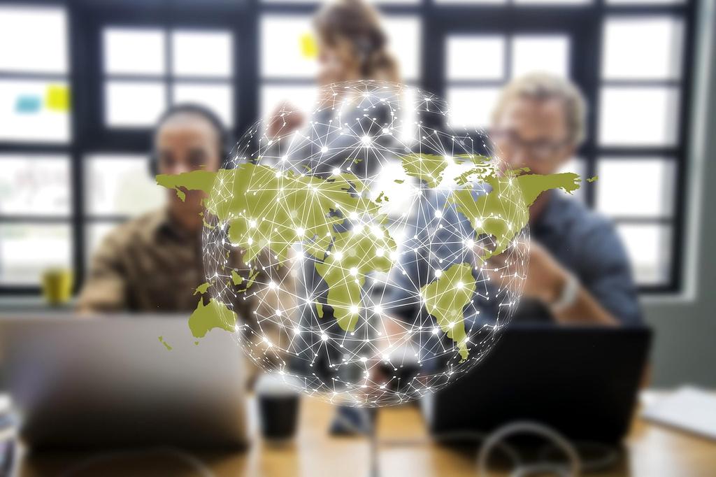 Illustration of cyber warfare impacting civilian organizations